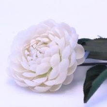 Vintage Bridal White Silk China Rose